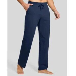 WILLIT Men's Cotton Yoga Balance Sweatpants in Navy Size L NWT $55